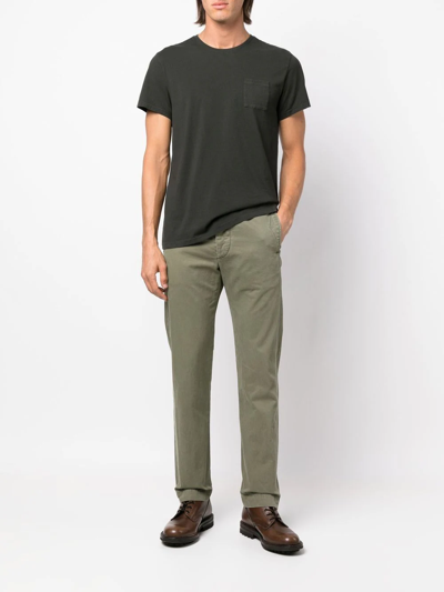 Shop Ralph Lauren Rrl Officer's Straight-leg Trousers In Grün