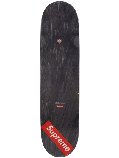 Shop Supreme Bling Box Logo Skateboard Deck In Nude