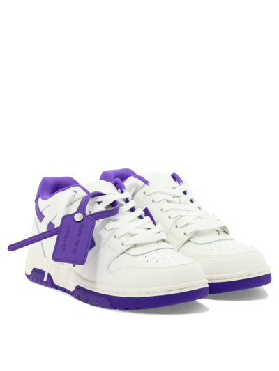 Shop Off-white "out Of Office" Sneakers In Purple