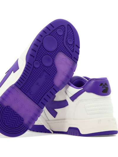 Shop Off-white "out Of Office" Sneakers In Purple