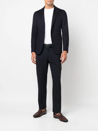 羊毛羊绒混纺单排扣西装夹克