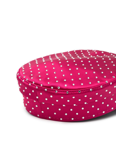 Ruslan Baginskiy Embellished Baker Boy Cap In Rosa