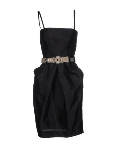 Dolce & Gabbana Short Dress In Black