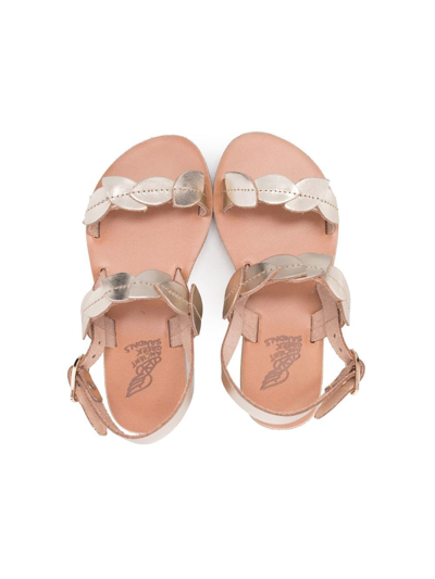 Shop Ancient Greek Sandals Fysi Open-toe Sandals In Gold