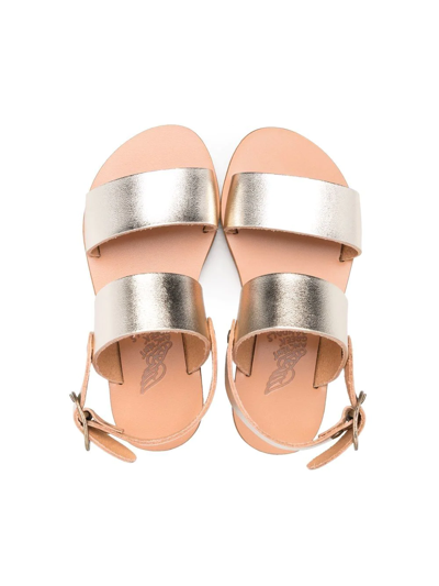 Shop Ancient Greek Sandals Clio Open-toe Sandals In Gold