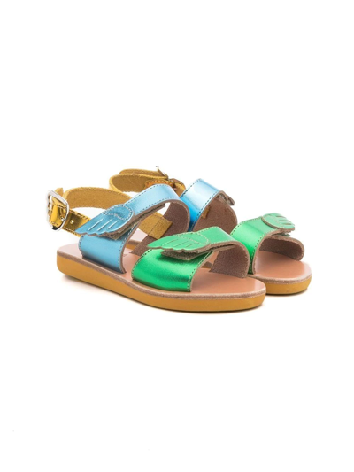 Shop Ancient Greek Sandals Lliada Open-toe Sandals In Blue