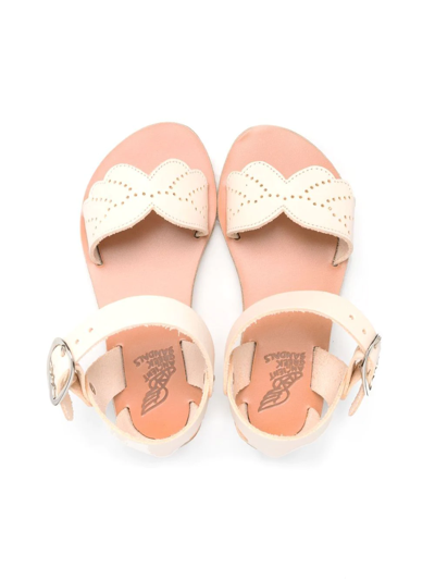 Shop Ancient Greek Sandals Andromeda Open-toe Sandals In White