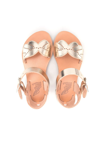 Shop Ancient Greek Sandals Andromeda Open-toe Sandals In Gold