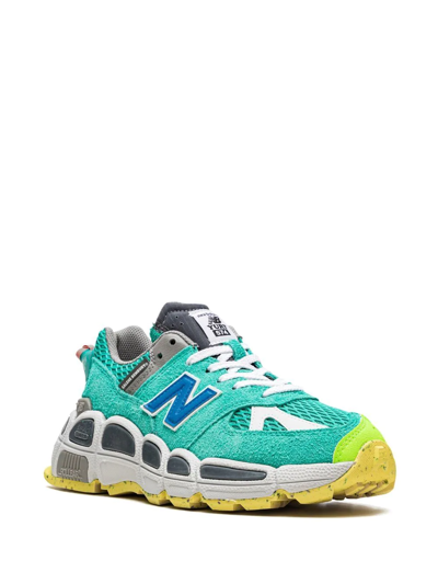 Shop New Balance X Salehe Bembury 574 Yurt Sneakers In Blue