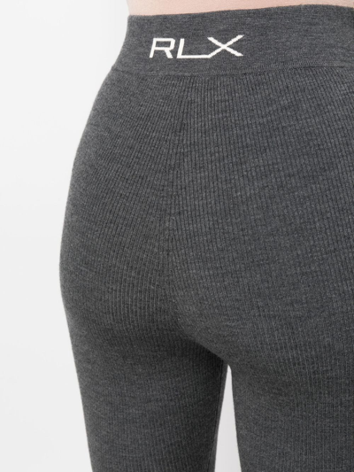 Shop Polo Ralph Lauren Slim-fit Knit Shorts In Grey