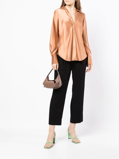 Vince Tapered Pull-on Pants In Black