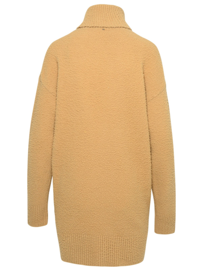 Shop Sportmax Beige Wool And Angora Unghia Sweater