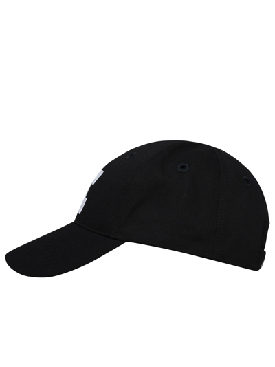 Shop Off-white Black Cotton Arrow Cap