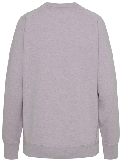 Shop Saint Laurent Lilac Cotton Université Sweatshirt In Violet