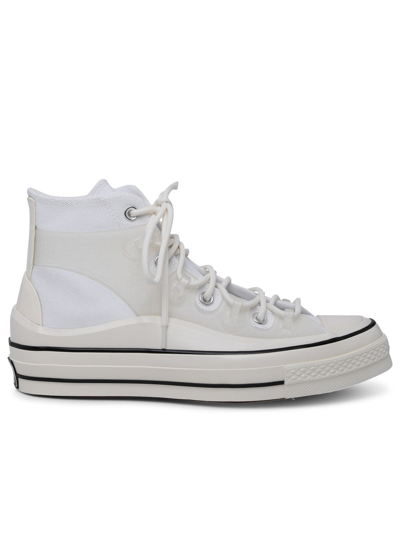 Shop Converse White Cotton Chuck 70 Sneakers