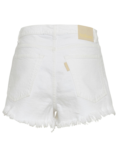 Shop Haikure White Cotton Denim Beverly Shorts