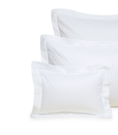 Shop Pratesi Cordone Pillowcase (50cm X 90cm) In White
