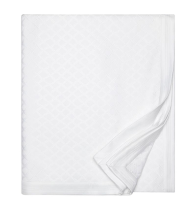 Shop Pratesi Cordone King Blanket Cover In White