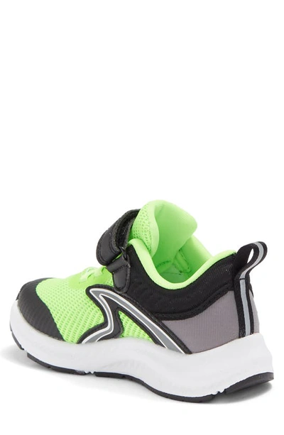 Shop Z By Zella Kids' Gym Class Hook-and-loop Sneaker In Green Neon Multi