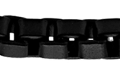 Effy Black Plate Sterling Silver Box Chain Bracelet In Black