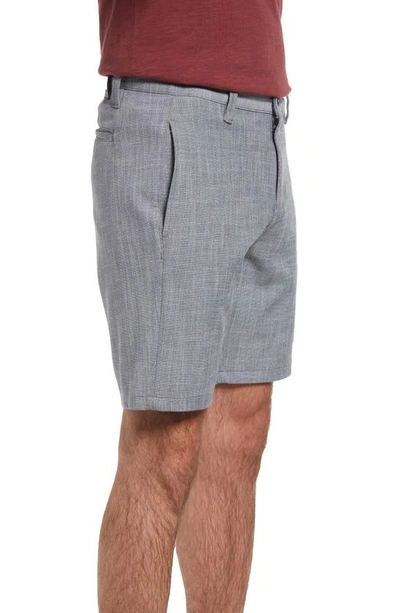 Shop 34 Heritage Nevada Stretch Shorts In Grey Cross Twill