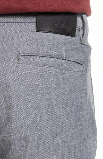 Shop 34 Heritage Nevada Stretch Shorts In Grey Cross Twill