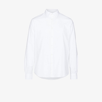 Shop Sunspel Button-down Cotton Shirt - Men's - Cotton In White
