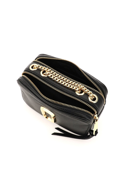 Shop Marc Jacobs The Snapshot Camera Bag With Chain In Black