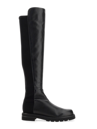 Stuart Weitzman 5050 Lift Knee-high Boots In Black | ModeSens