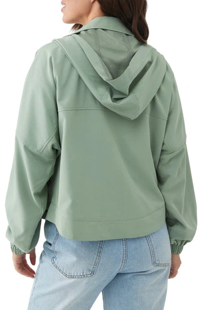 Shop O'neill Layton Hooded Jacket In Sage Green
