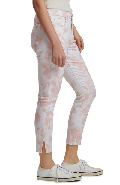 Shop Jen7 By 7 For All Mankind Floral High Waist Crop Skinny Jeans In Ombre Floral