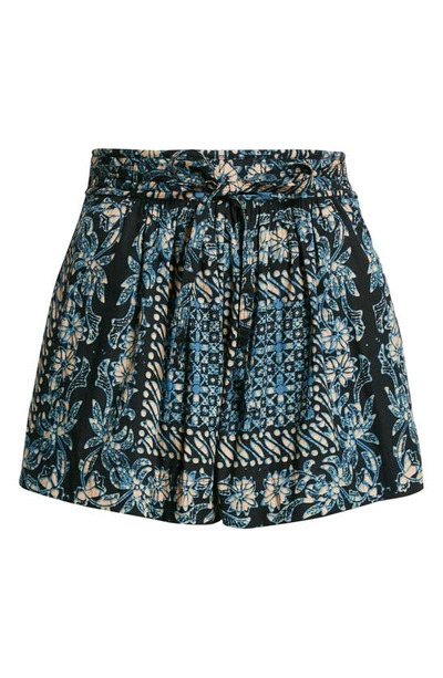 Shop Ulla Johnson Nalani Cotton Shorts In Azure