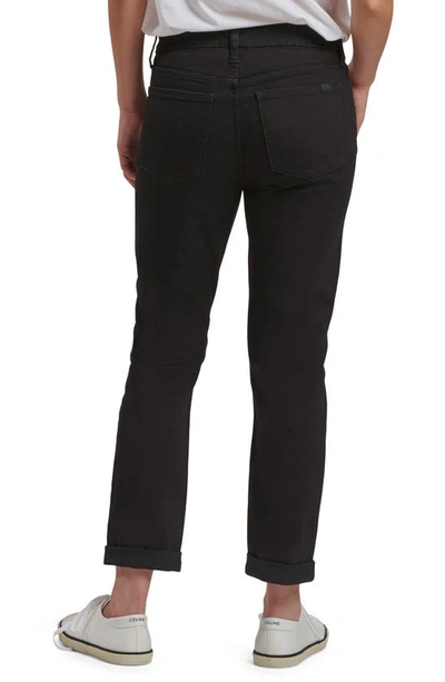 Jen7 By 7 For All Mankind Slim Fit Boyfriend Jeans In Black