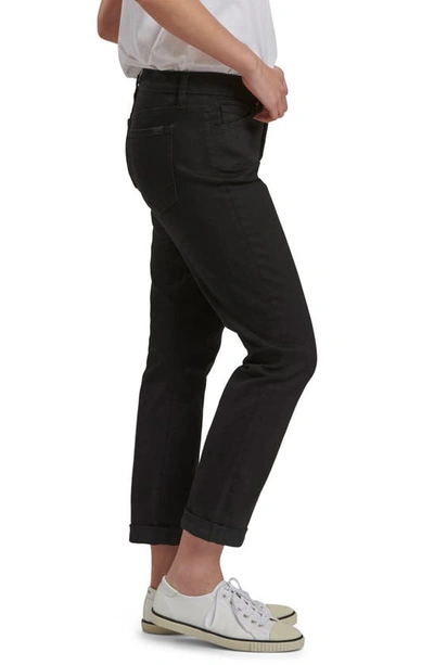 Jen7 By 7 For All Mankind Slim Fit Boyfriend Jeans In Black