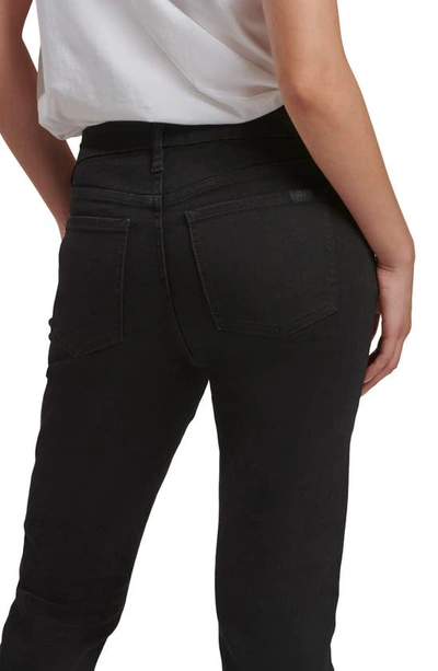Jen7 By 7 For All Mankind Slim Fit Boyfriend Jeans In Black