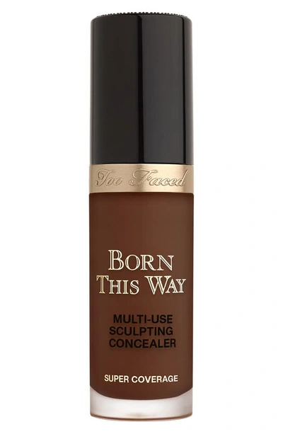 Shop Too Faced Born This Way Super Coverage Concealer In Ganache