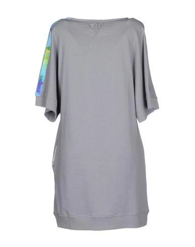 Shop Y-3 Short Dress In Grey