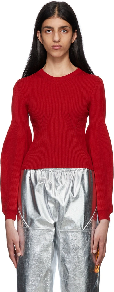 Shop Stella Mccartney Red Sensual Sweater In 6302 Rust