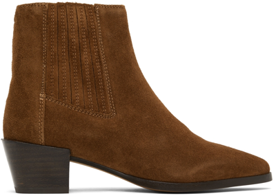 Shop Rag & Bone Brown Rover Ankle Boots In Chestnutsd