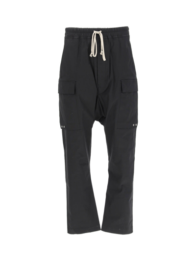 Shop Rick Owens Trousers In Black