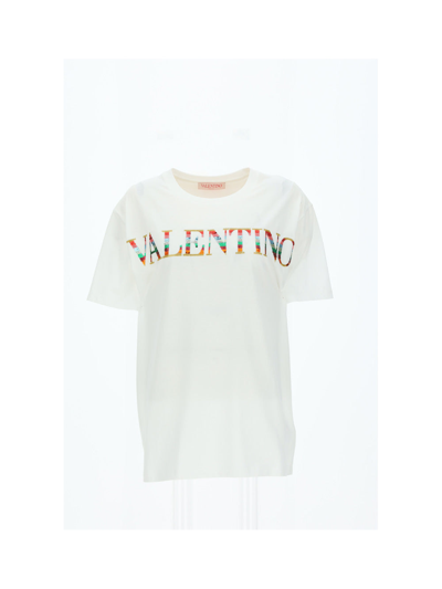 Shop Valentino T-shirts & Vests In Bianco