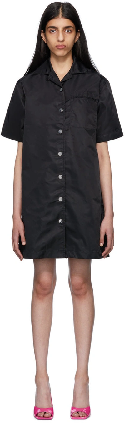 Remain Birger Christensen Black Storm Minidress In 1000 Black