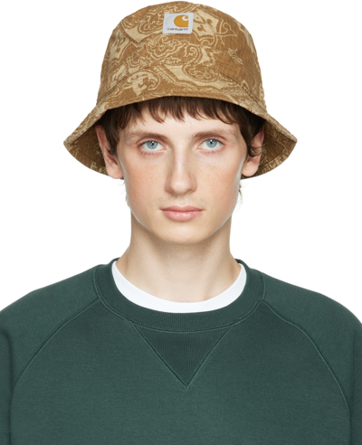 Shop Carhartt Brown Verse Bucket Hat In 0y7xx Vers