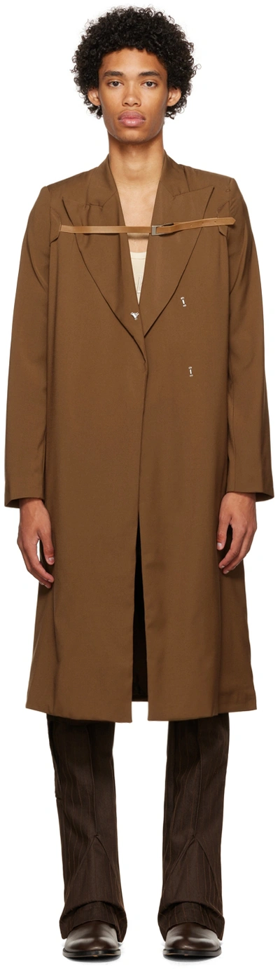 Shop Luar Brown Belt Trench Coat