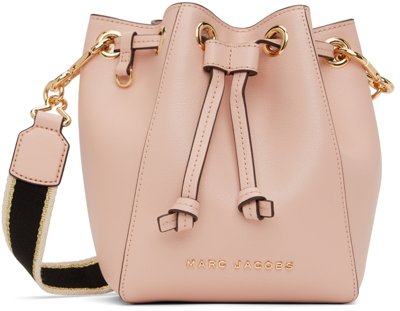 Shop Marc Jacobs Pink 'the Bucket Bag' Bag In 688 Rose Pink