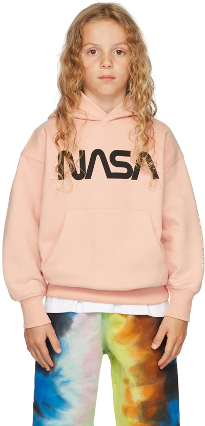 Shop Molo Kids Pink Moz Hoodie In 8559 Blossom
