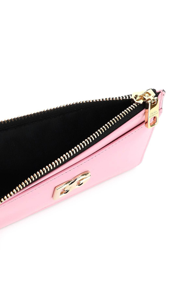 Shop Dolce & Gabbana Dg Zippered Cardholder In Pink