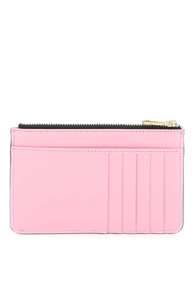Shop Dolce & Gabbana Dg Zippered Cardholder In Pink