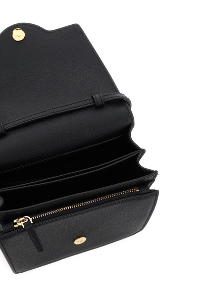 Shop Versace 'la Medusa' Crossbody Bag In Black