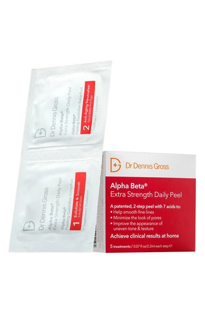 Shop Dr Dennis Gross Skincare Alpha Beta® Extra Strength Daily Peel, 5 Count